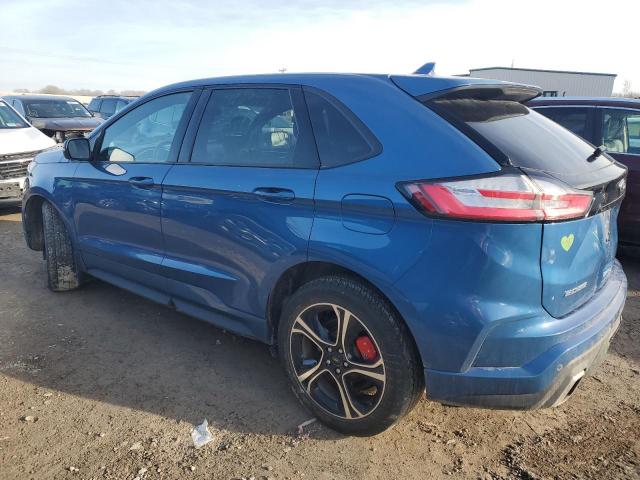 2FMPK4AP6KBB86247 - 2019 FORD EDGE ST BLUE photo 2