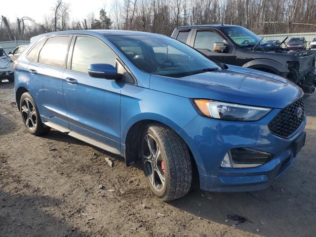 2FMPK4AP6KBB86247 - 2019 FORD EDGE ST BLUE photo 4