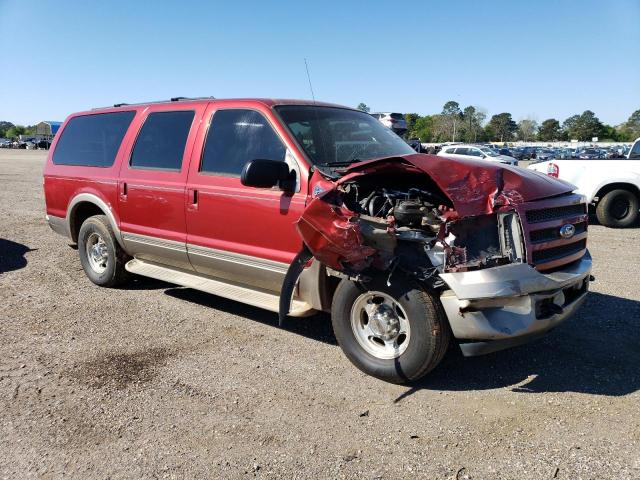 1FMNU44L95ED43594 - 2005 FORD EXCURSION EDDIE BAUER RED photo 4