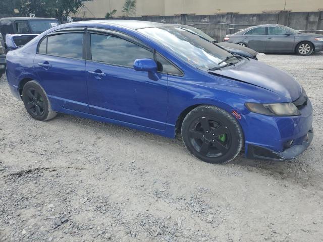 19XFA166X9E023637 - 2009 HONDA CIVIC LX-S BLUE photo 4