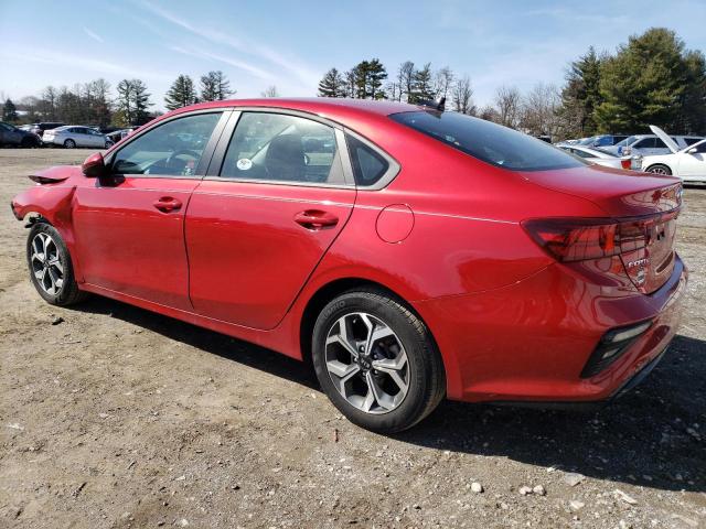 3KPF24AD9ME357719 - 2021 KIA FORTE FE RED photo 2