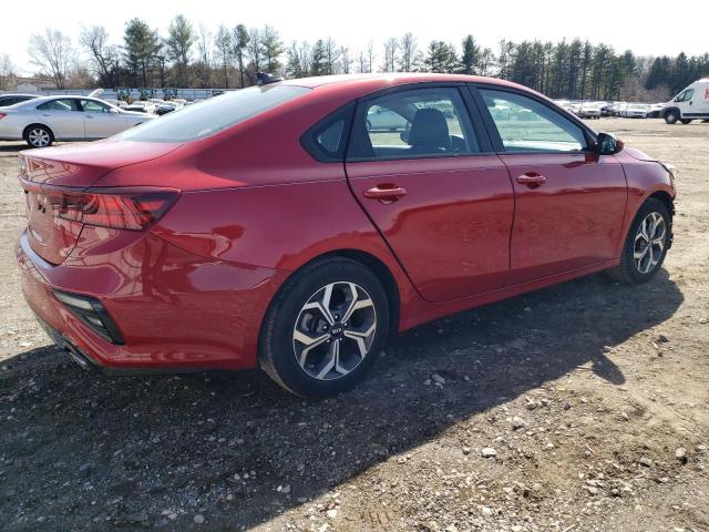 3KPF24AD9ME357719 - 2021 KIA FORTE FE RED photo 3