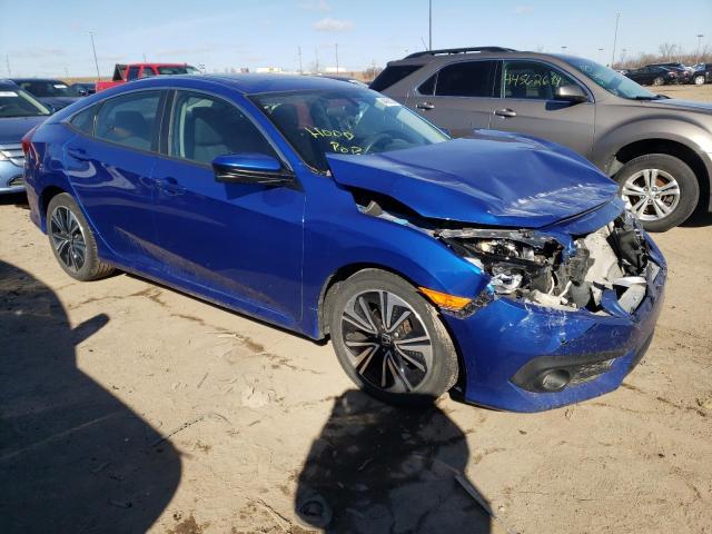 19XFC1F39HE027290 - 2017 HONDA CIVIC EX BLUE photo 4