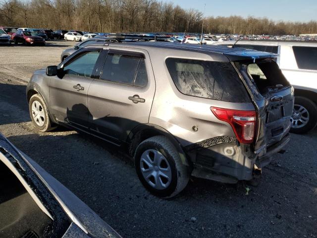 1FM5K8AR3EGC37863 - 2014 FORD EXPLORER POLICE INTERCEPTOR GRAY photo 2