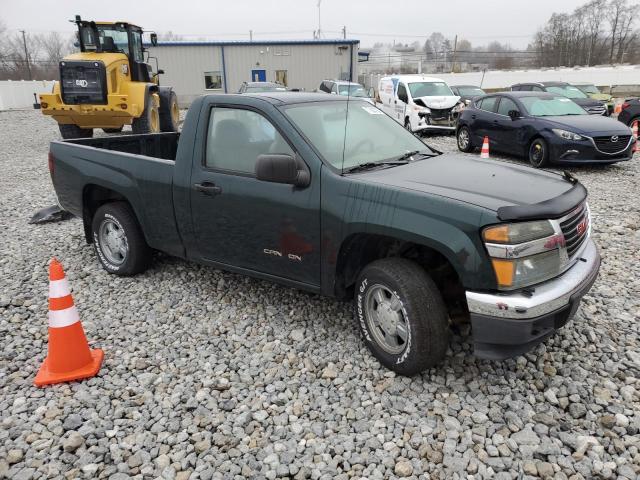 1GTCS148758237803 - 2005 GMC CANYON GREEN photo 4