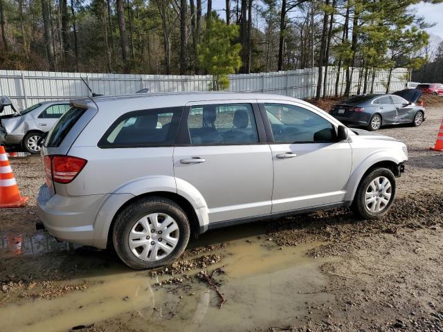 3C4PDCAB3ET198264 - 2014 DODGE JOURNEY SE SILVER photo 3