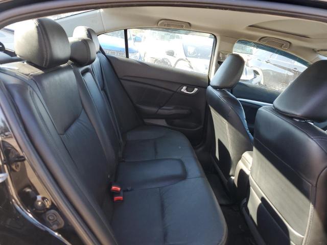 2HGFB2F97FH515346 - 2015 HONDA CIVIC EXL შავი ფოტო 10