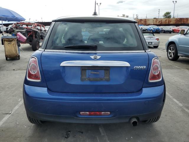 WMWSU3C56CT542788 - 2012 MINI COOPER BLUE photo 6