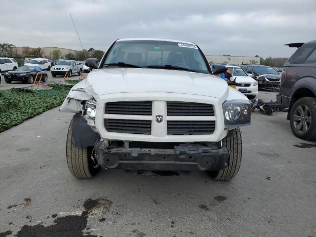 1D7HE42K86S637652 - 2006 DODGE DAKOTA SLT WHITE photo 5