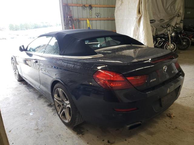 WBAYP1C54DD216036 - 2013 BMW 650 XI BLACK photo 2