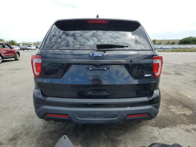 1FM5K8AR8JGA58650 - 2018 FORD EXPLORER POLICE INTERCEPTOR BLACK photo 6