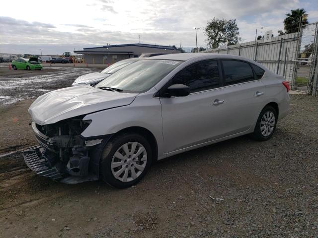 3N1AB7AP6JY325930 - 2018 NISSAN SENTRA S SILVER photo 1