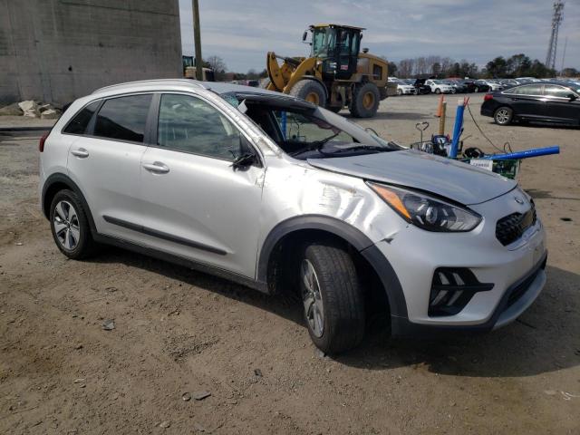 KNDCB3LC5L5397095 - 2020 KIA NIRO LX SILVER photo 4