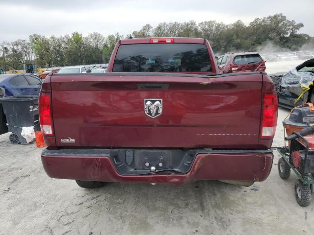 1C6RR6FG6KS604543 - 2019 RAM 1500 CLASS TRADESMAN MAROON photo 6