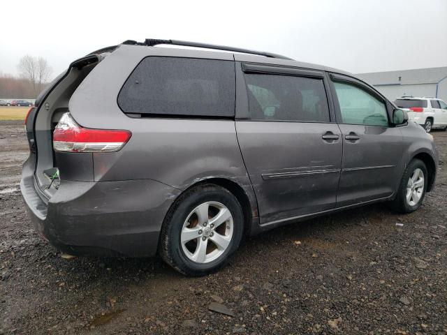 5TDKK3DC6CS176156 - 2012 TOYOTA SIENNA LE GRAY photo 3