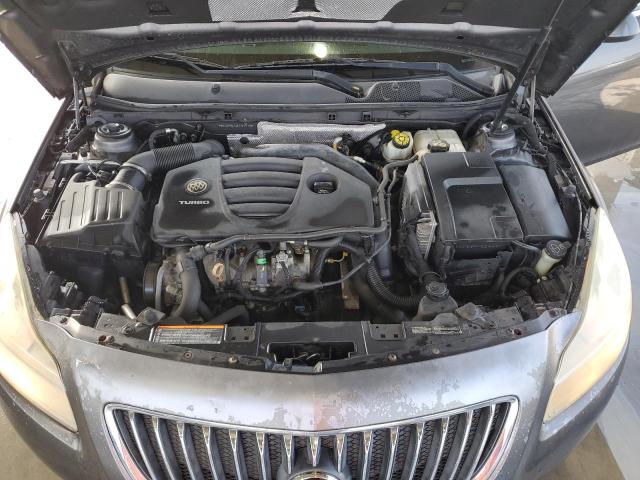 W04GV5EV4B1103172 - 2011 BUICK REGAL CXL GRAY photo 11