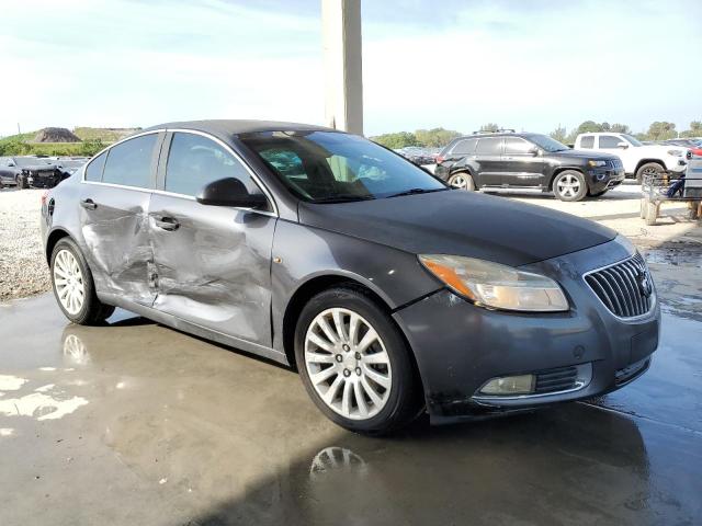 W04GV5EV4B1103172 - 2011 BUICK REGAL CXL GRAY photo 4