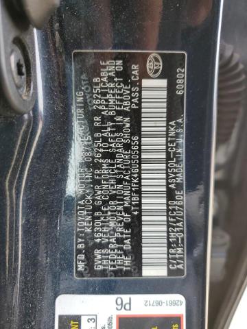 4T1BF1FK4GU505656 - 2016 TOYOTA CAMRY LE CHARCOAL photo 12