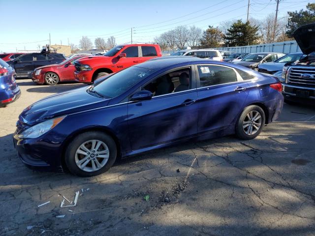 5NPEB4AC7EH891303 - 2014 HYUNDAI SONATA GLS BLUE photo 1