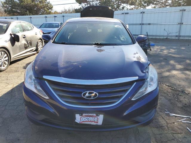 5NPEB4AC7EH891303 - 2014 HYUNDAI SONATA GLS BLUE photo 5