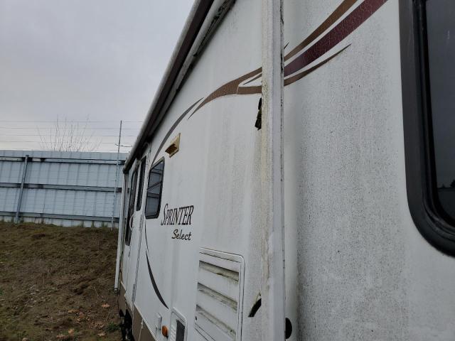 4YDT28R21A1532389 - 2010 KEYSTONE SPRINTER WHITE photo 9