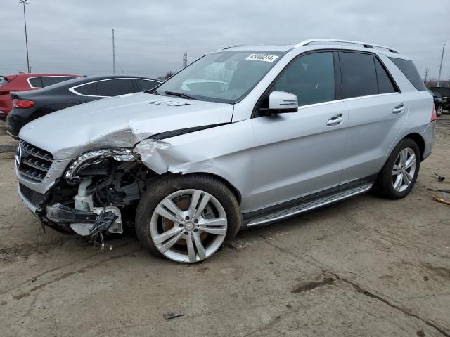 4JGDA5HB9EA271640 - 2014 MERCEDES-BENZ ML 350 4MATIC SILVER photo 1