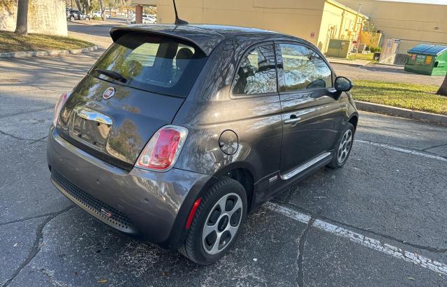 3C3CFFGE3GT170208 - 2016 FIAT 500 ELECTRIC GRAY photo 4