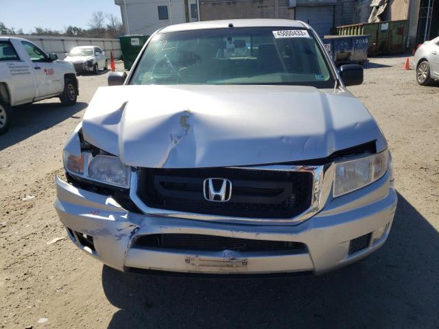 5FPYK1F23AB005263 - 2010 HONDA RIDGELINE RT SILVER photo 5