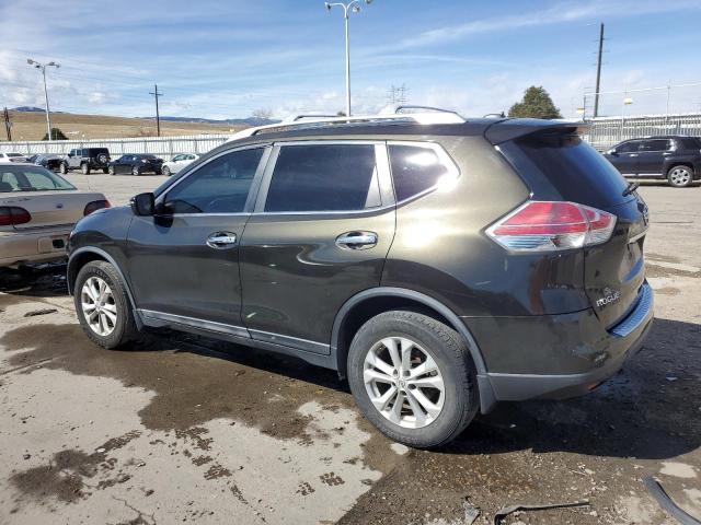 5N1AT2MVXEC811030 - 2014 NISSAN ROGUE S BROWN photo 2