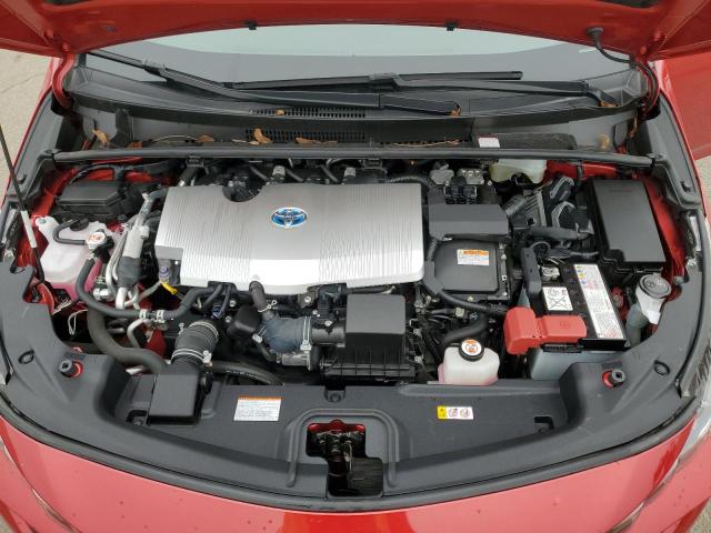 JTDKAMFP8M3175375 - 2021 TOYOTA PRIUS PRIM LE RED photo 11