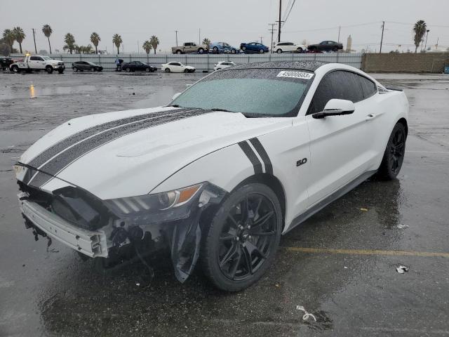 1FA6P8CF9H5330969 - 2017 FORD MUSTANG GT WHITE photo 1