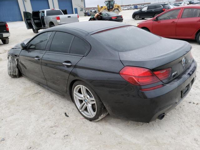 WBA6B8C57FD453248 - 2015 BMW 640 XI GRAN COUPE BLACK photo 2