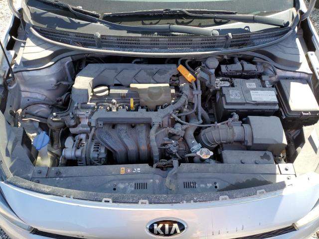 3KPA24AD5LE284308 - 2020 KIA RIO LX SILVER photo 11