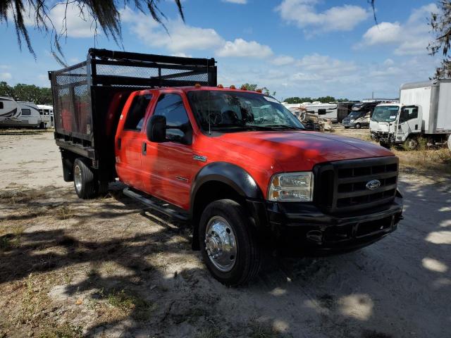 1FDXW46P95EA24974 - 2005 FORD F450 SUPER DUTY RED photo 4