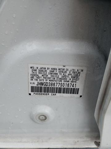 JHMGD38677S016741 - 2007 HONDA FIT S 白色 照片 12