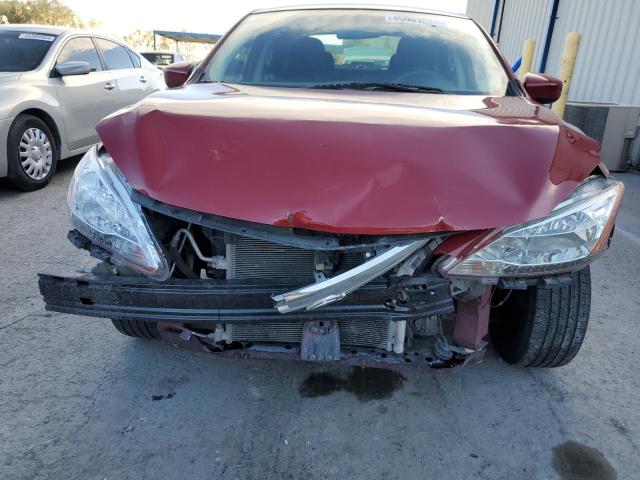 3N1AB7AP0EL681793 - 2014 NISSAN SENTRA S BURGUNDY photo 5