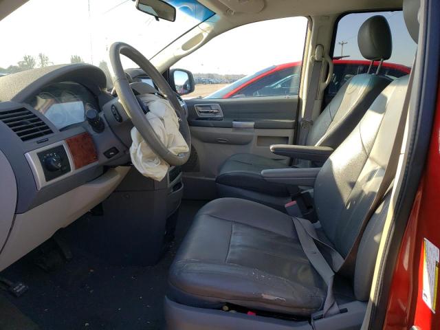 2A8HR54P68R763342 - 2008 CHRYSLER TOWN & COU TOURING წითელი ფოტო 7