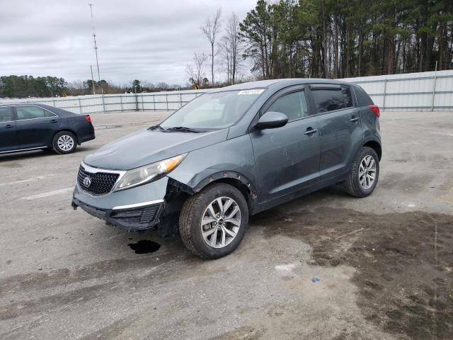 KNDPB3AC8F7691376 - 2015 KIA SPORTAGE LX GRAY photo 1