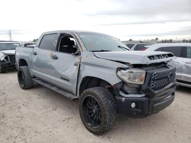 5TFEY5F14MX298223 - 2021 TOYOTA TUNDRA CREWMAX SR5 GRAY photo 4