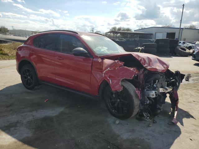 ZASPAJAN6M7D07950 - 2021 ALFA ROMEO STELVIO SPORT წითელი ფოტო 4