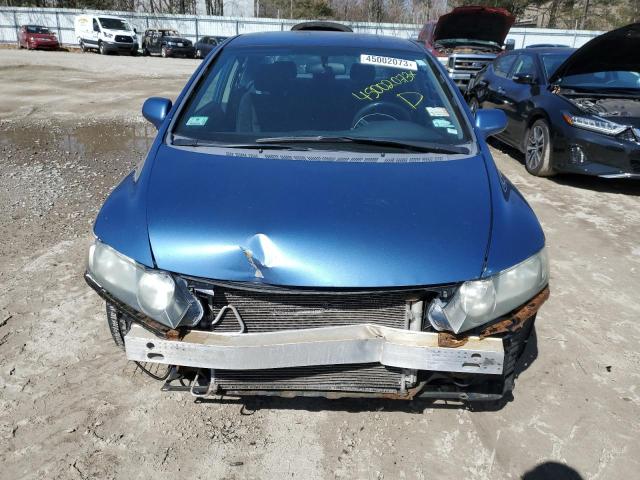 19XFA16699E023645 - 2009 HONDA CIVIC LX-S ლურჯი ფოტო 5