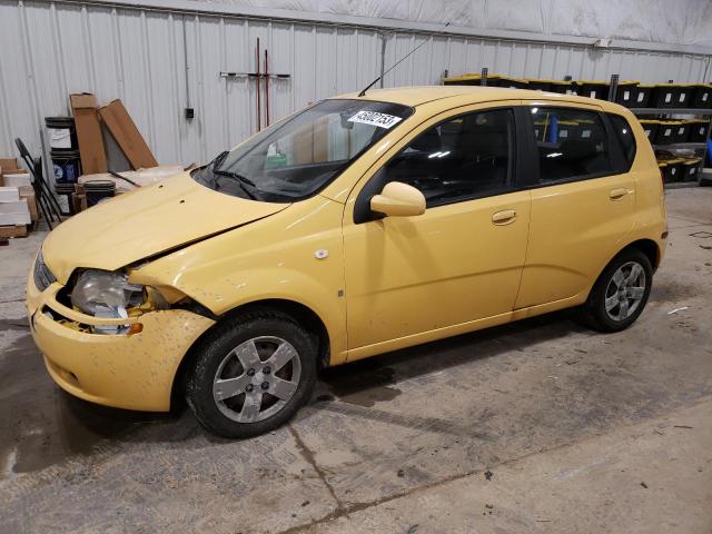 KL1TD66688B085175 - 2008 CHEVROLET AVEO BASE YELLOW photo 1