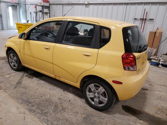 KL1TD66688B085175 - 2008 CHEVROLET AVEO BASE YELLOW photo 2
