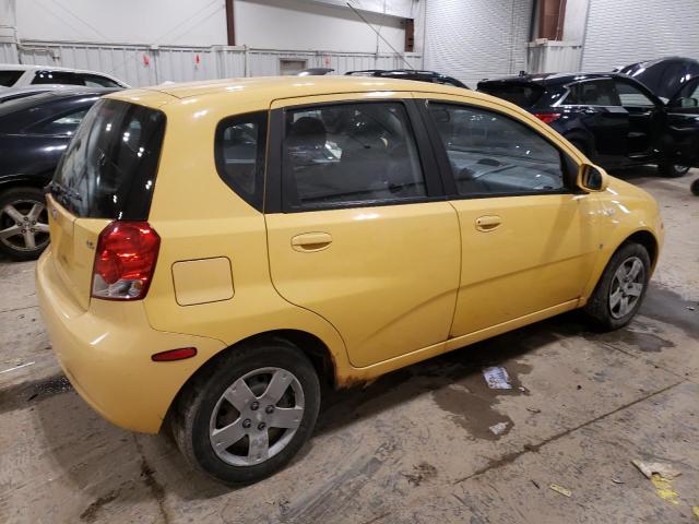 KL1TD66688B085175 - 2008 CHEVROLET AVEO BASE YELLOW photo 3
