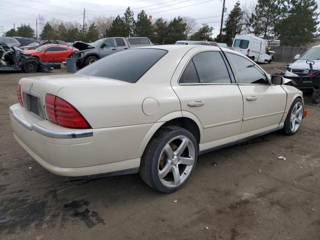 1LNHM86S2YY786438 - 2000 LINCOLN LS WHITE photo 3