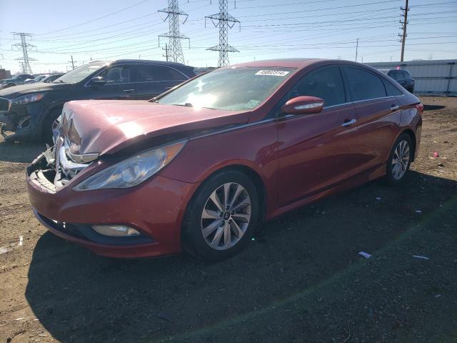 5NPEC4AC8EH923611 - 2014 HYUNDAI SONATA SE RED photo 1