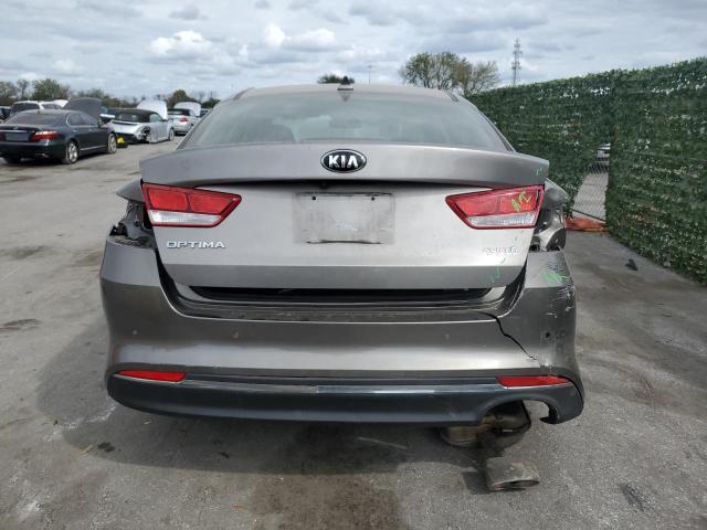 5XXGT4L35JG255052 - 2018 KIA OPTIMA LX GRAY photo 6