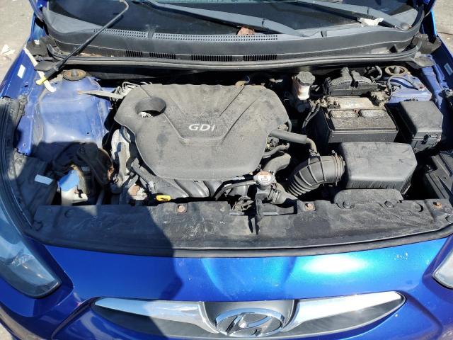 KMHCT4AEXDU282342 - 2013 HYUNDAI ACCENT GLS BLUE photo 11