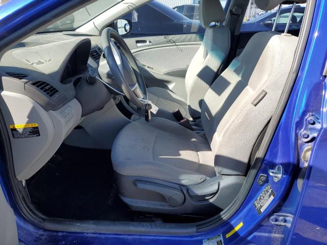 KMHCT4AEXDU282342 - 2013 HYUNDAI ACCENT GLS BLUE photo 7