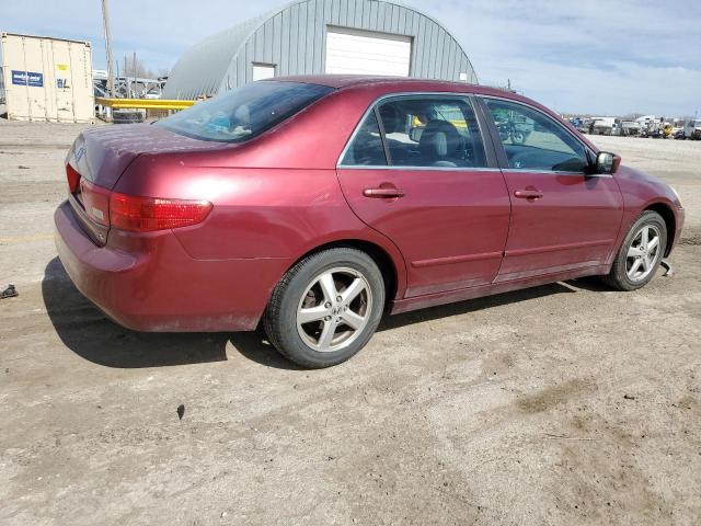 1HGCM56765A020467 - 2005 HONDA ACCORD EX BURGUNDY photo 3